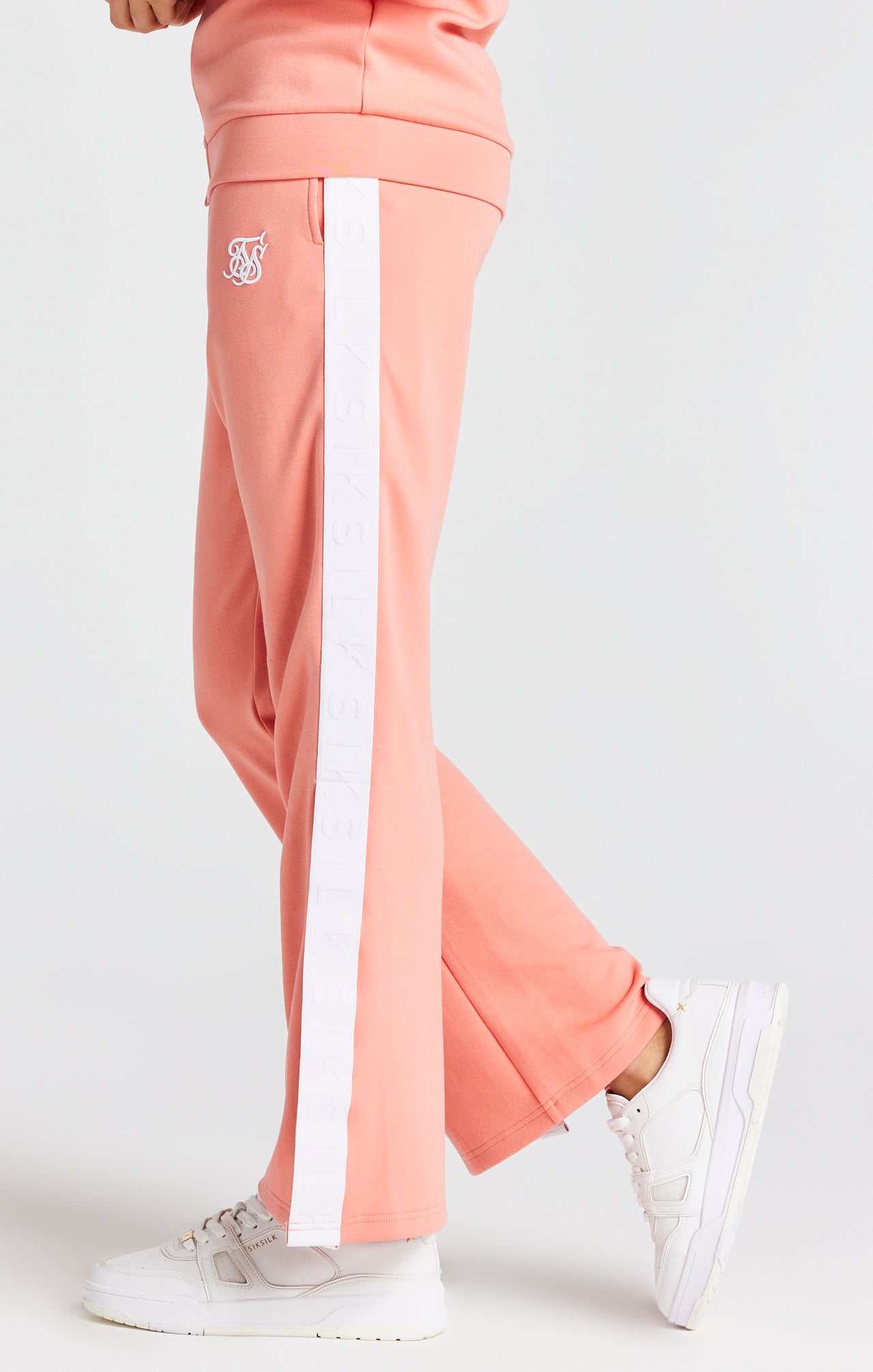 Girls Coral Taped Wide Leg Pant (1)