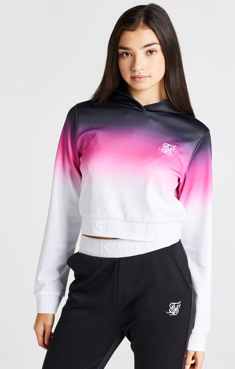 Girls Black Fade Hoodie