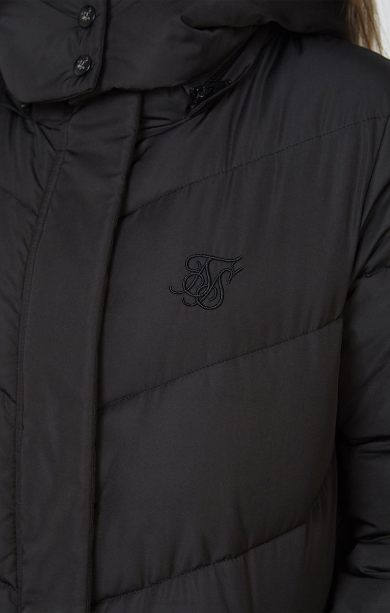 Girls Black Bubble Parka (1)