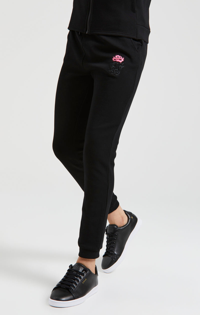 Boys Messi x SikSilk Black Cuffed Pant