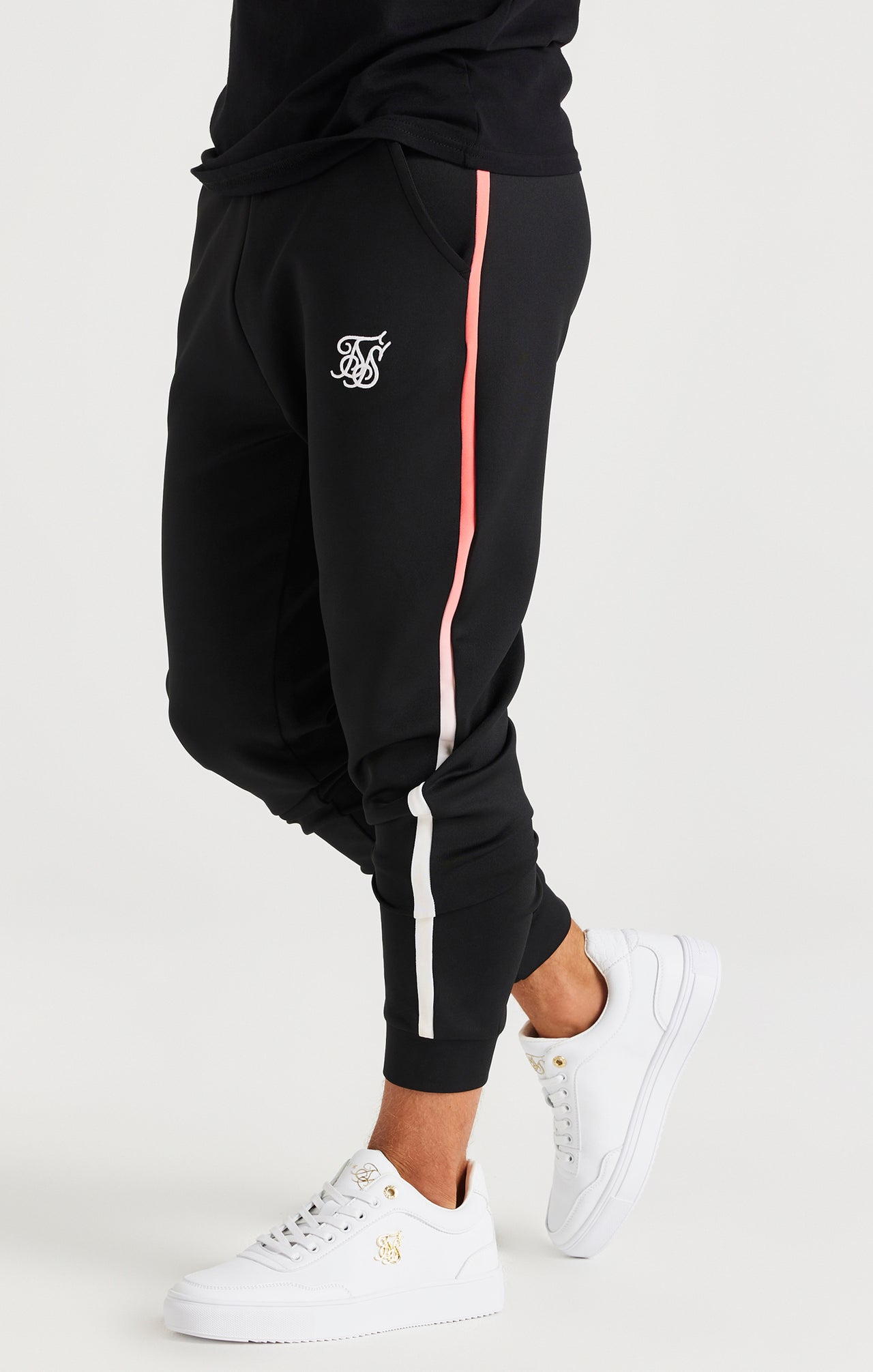 SikSilk Zonal Fade Performance Trousers - Black