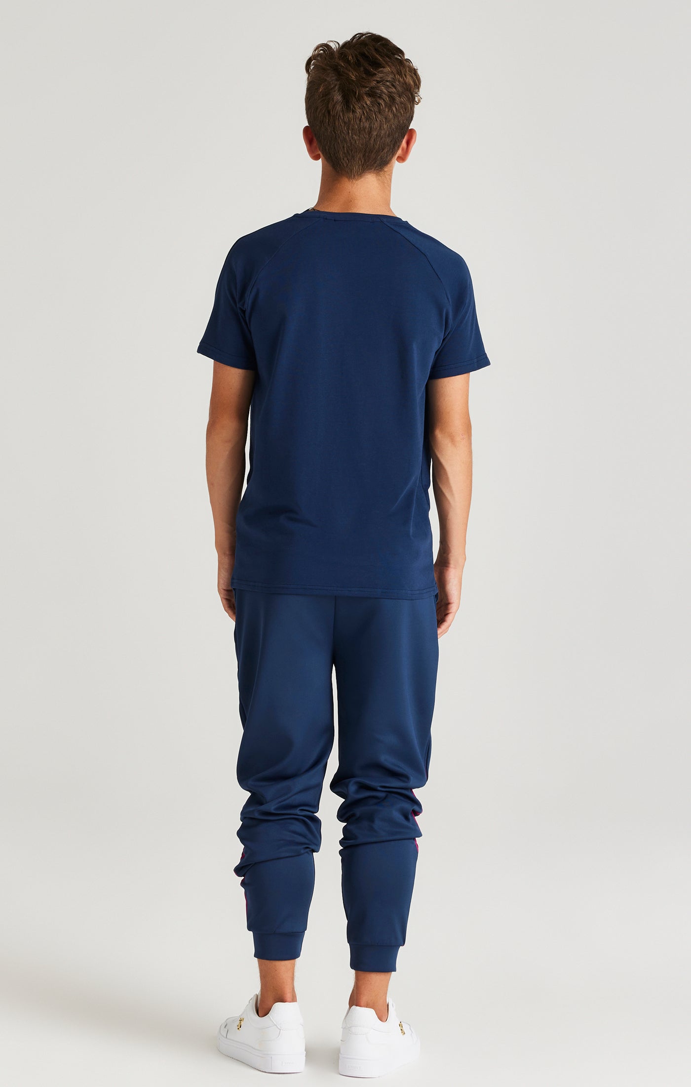 Load image into Gallery viewer, SikSilk Zonal Fade Raglan Tee - Navy (4)