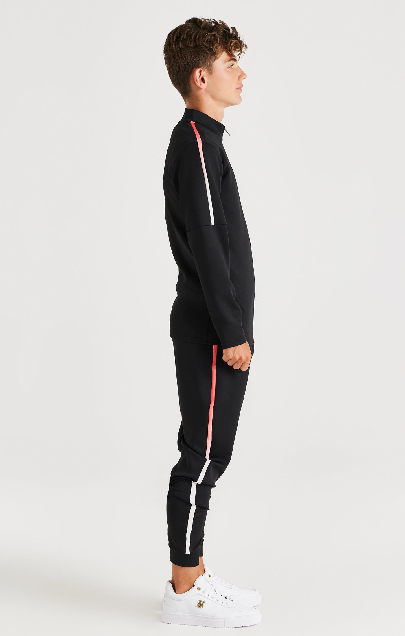 Load image into Gallery viewer, SikSilk Zonal Fade Track Top - Black (3)