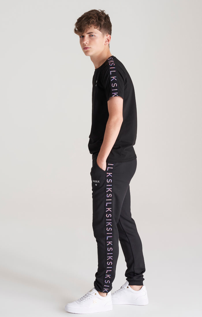 Load image into Gallery viewer, Boys Black Taped Jogger (4)