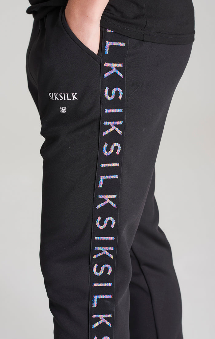 Boys Black Taped Jogger (1)