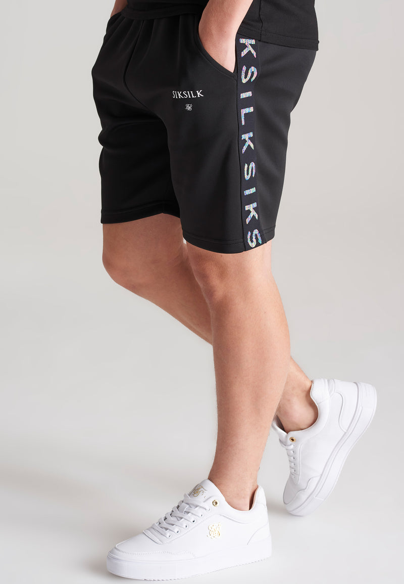 Boys Black Taped Short