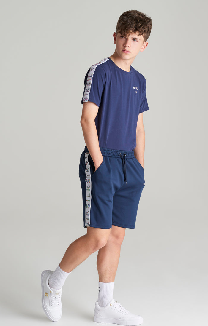 Boys Navy Taped Short (5)