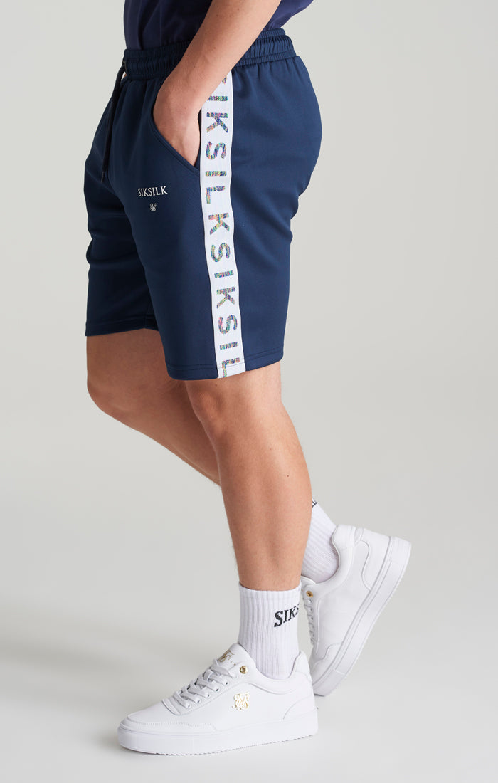 Boys Navy Taped Short