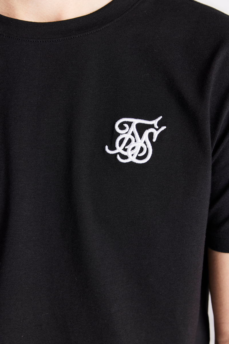 Boys Black Essentials Short Sleeve T-Shirt (1)