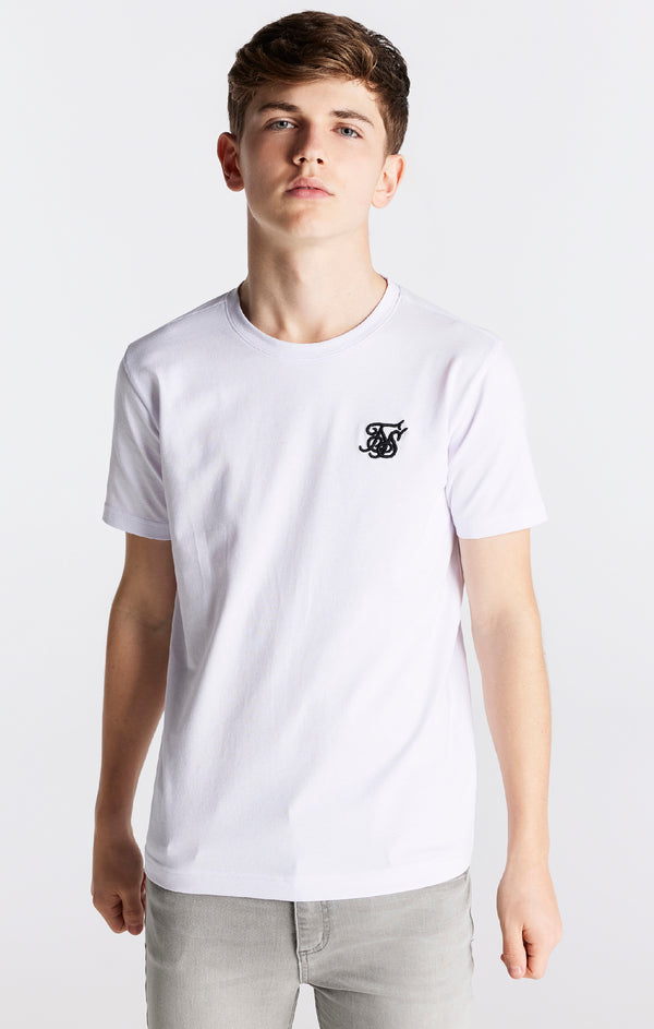 Boys White Essentials Short Sleeve T-Shirt