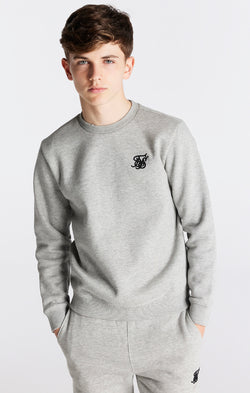 Boys Grey Marl Essentials Sweatshirt