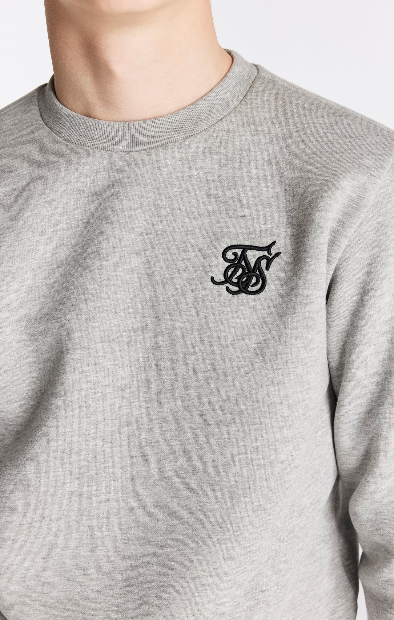 Boys Grey Marl Essentials Sweatshirt (1)