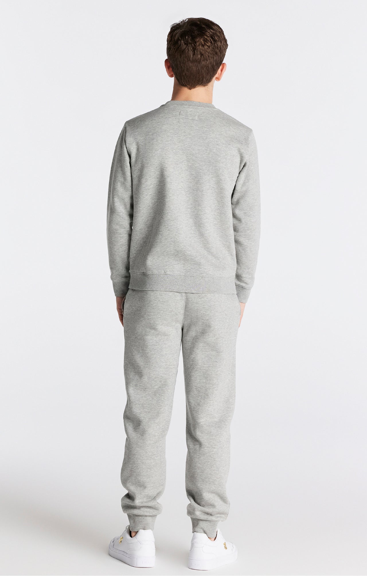 Boys Grey Marl Essentials Sweatshirt (4)