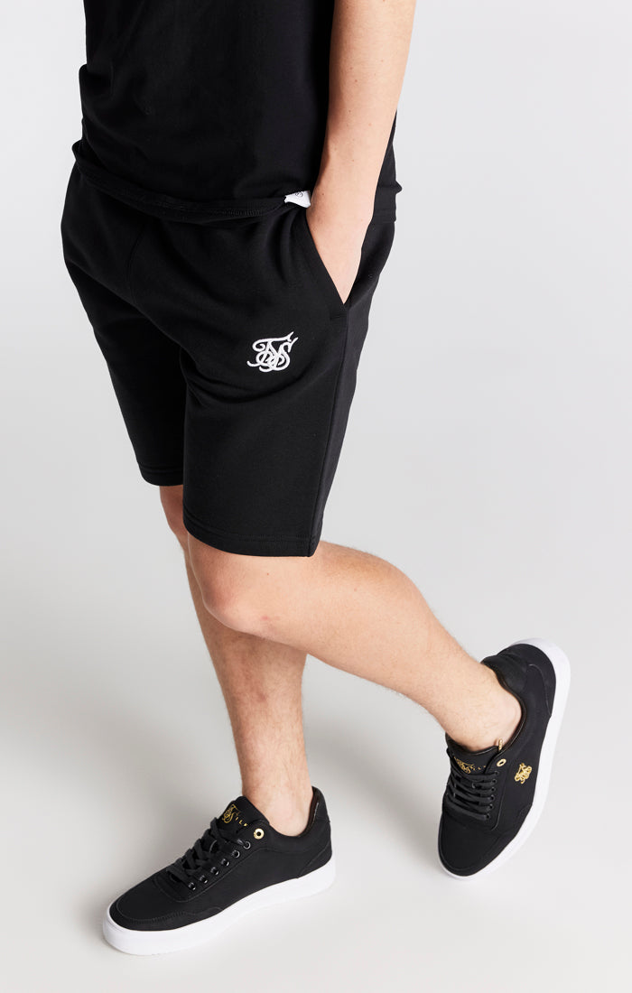 Boys Black Essentials Fleece Short