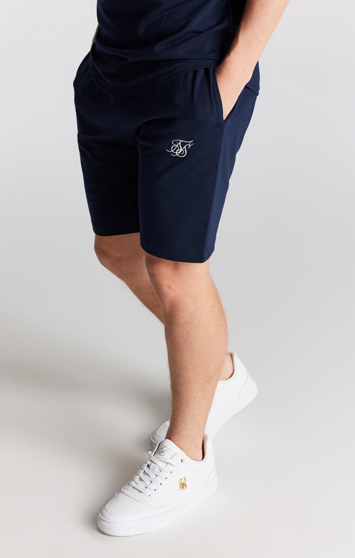 SikSilk Twin Set Tee & Shorts - Navy (5)