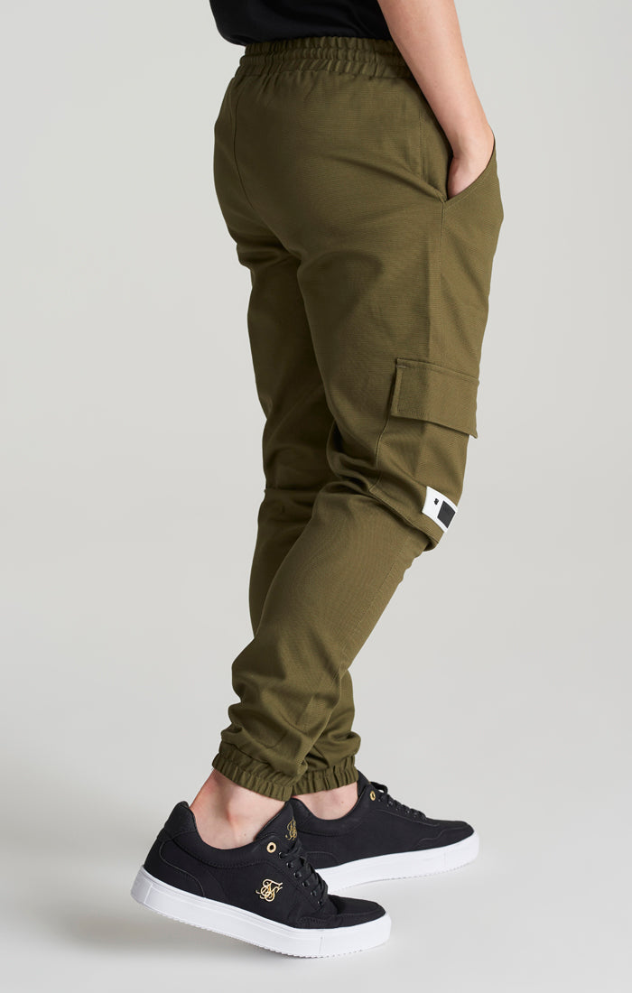 Boys Khaki Cargo Pant (2)