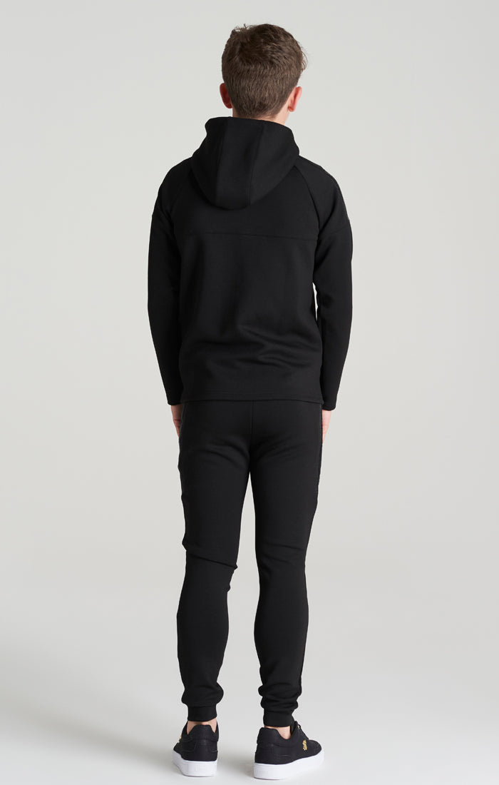 Boys Black Poly Taped Tracksuit (2)