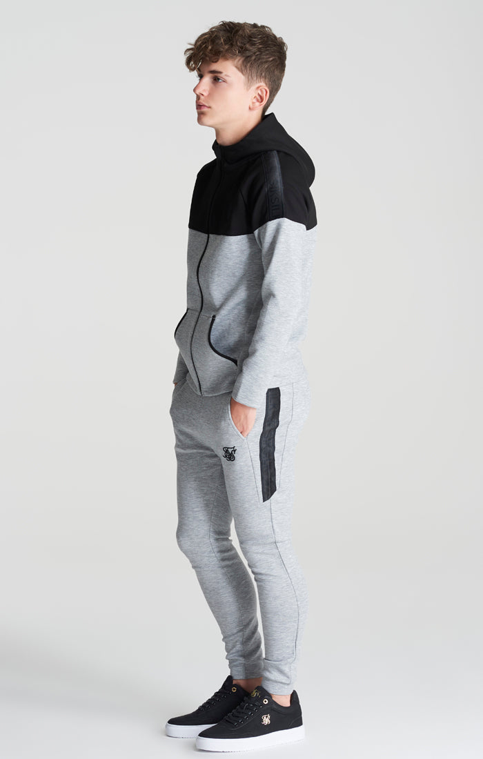 Boys Grey Poly Taped Tracksuit (1)