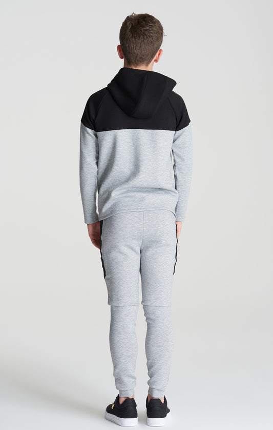 Boys Grey Poly Taped Tracksuit