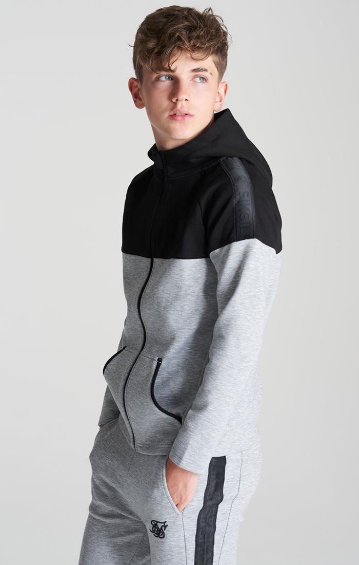 Load image into Gallery viewer, Boys Grey Poly Taped Tracksuit (3)