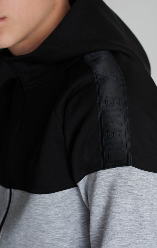 Boys Grey Poly Taped Tracksuit
