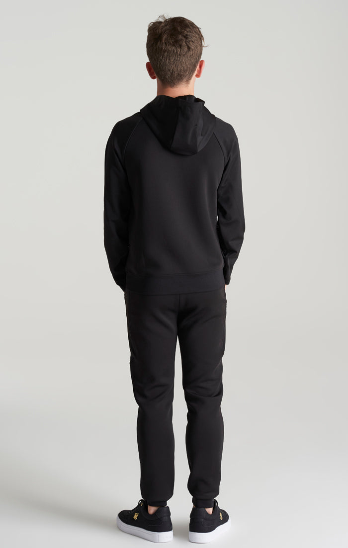 Boys Black Overhead Hoodie (1)