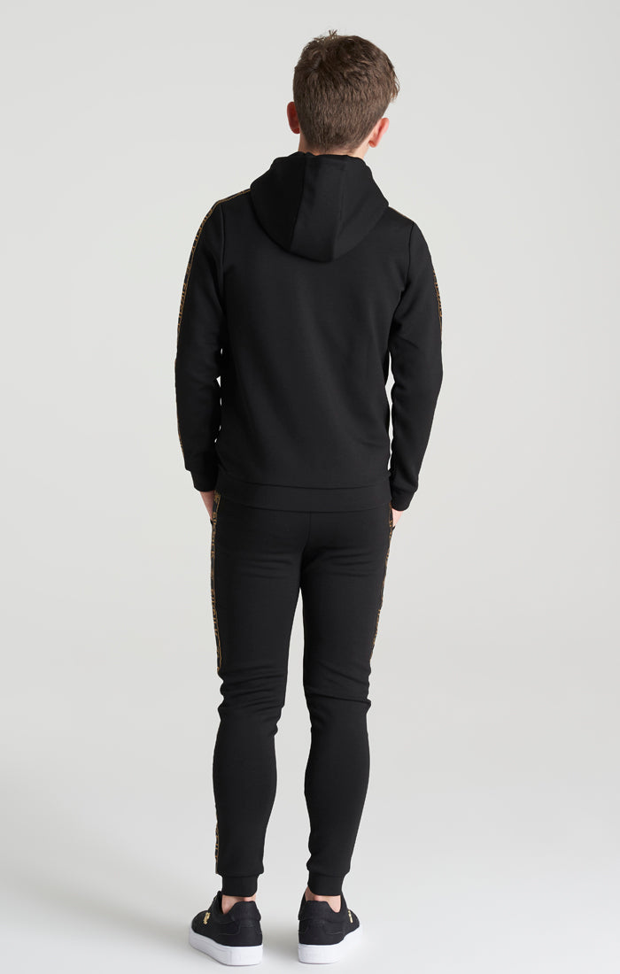 Boys Black Poly Taped Tracksuit (3)
