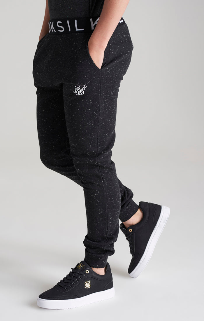Boys Black Neps Jogger