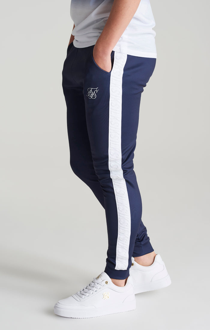 Boys Navy Taped Jogger