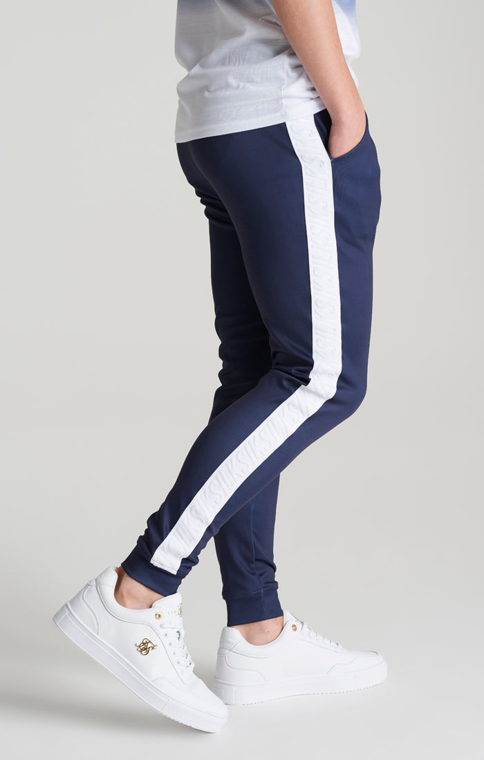 Boys Navy Taped Jogger (1)