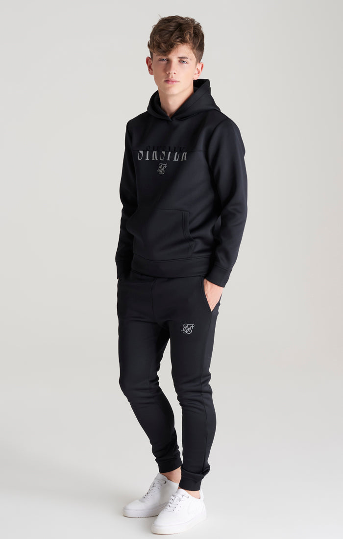 Boys Black Logo Jogger