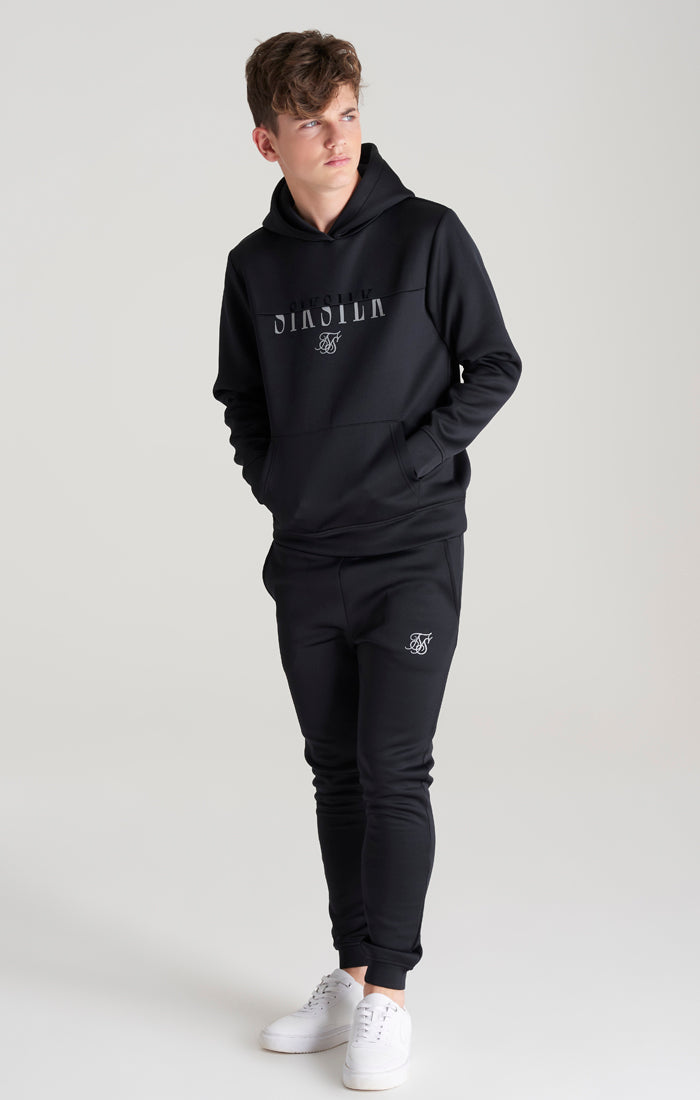 Boys Black Logo Jogger (1)