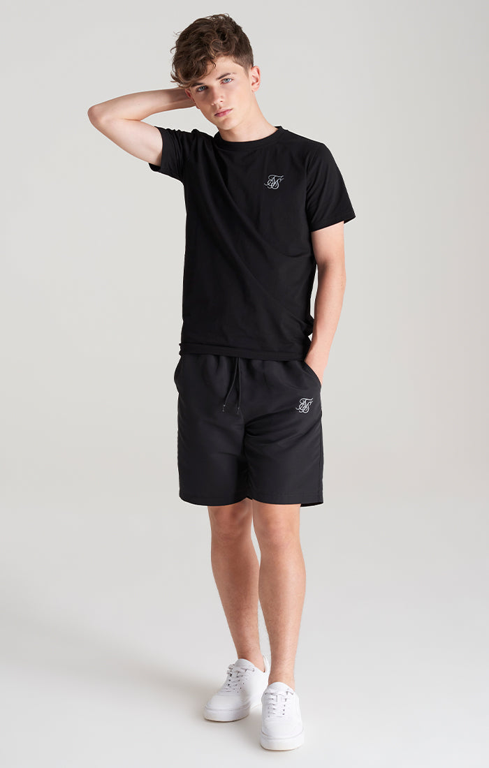 Boys Black Logo T-Shirt (1)