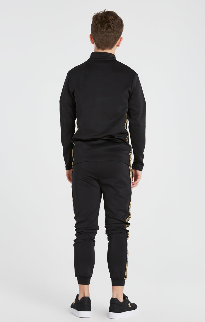 Boys Black Taped Jogger (5)