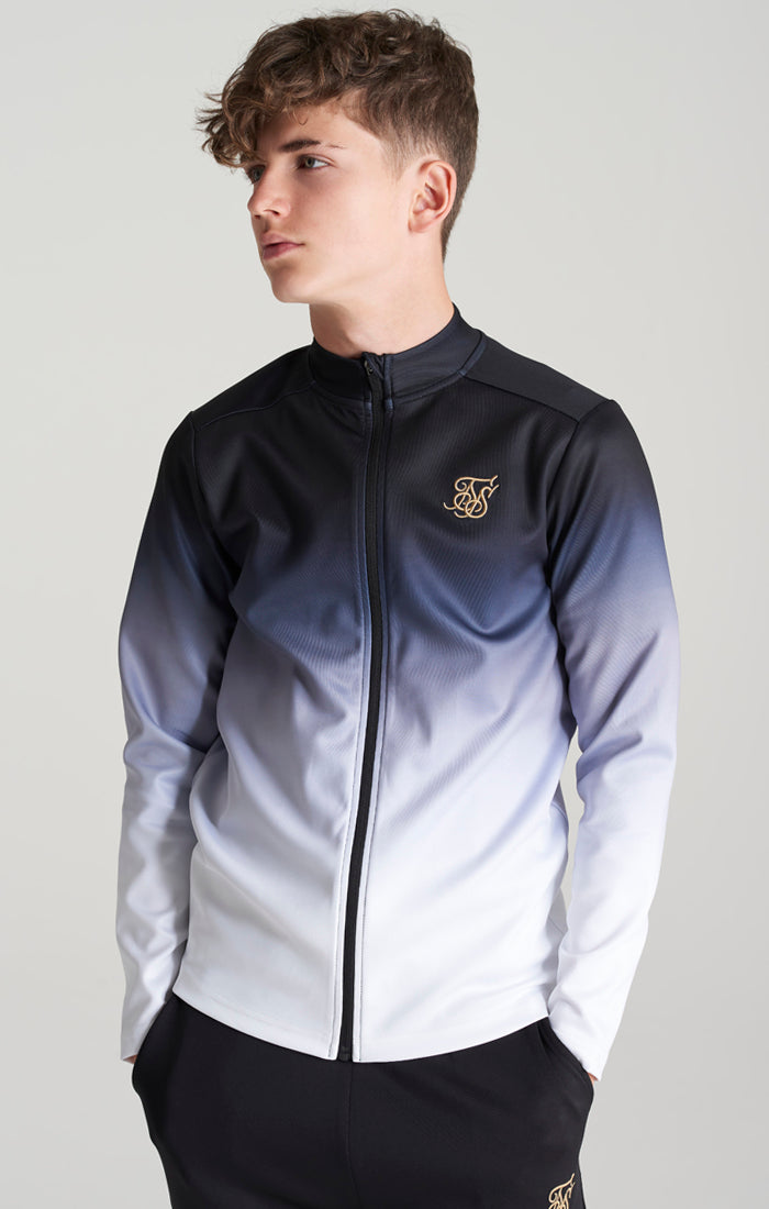 Boys Black Fade Track Top