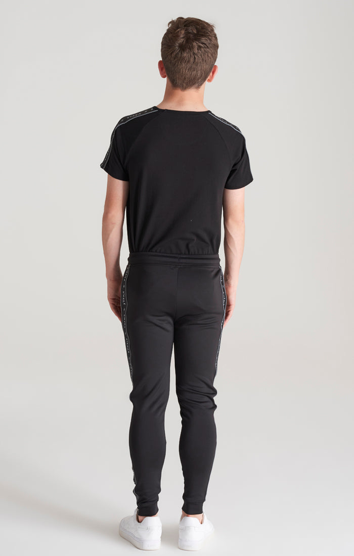 Load image into Gallery viewer, Boys Black Taped Raglan T-Shirt (6)