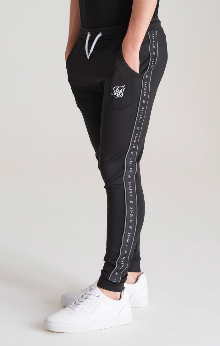 Boys Black Taped Jogger (1)