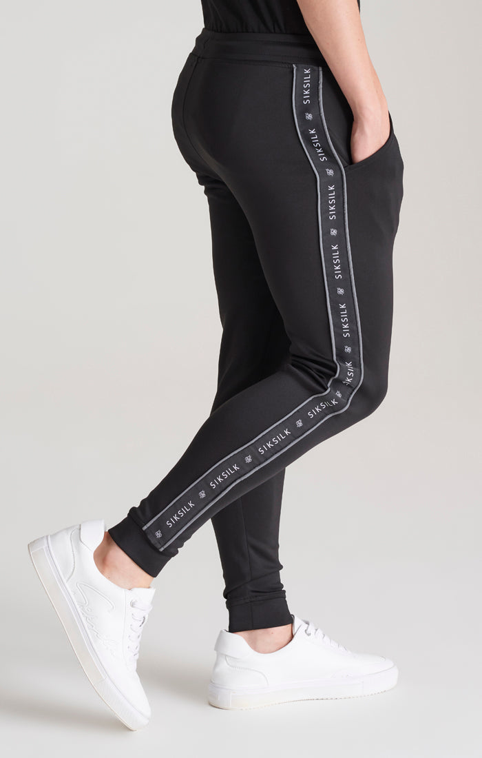 Boys Black Taped Jogger (2)