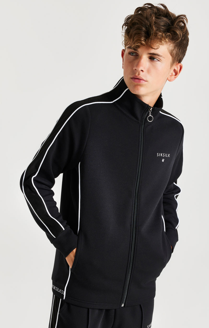 SikSilk Mono Imperial Zip Through - Black