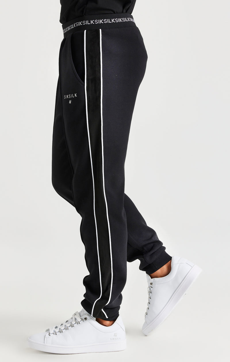 SikSilk Mono Imperial Pleated Pants - Black (1)