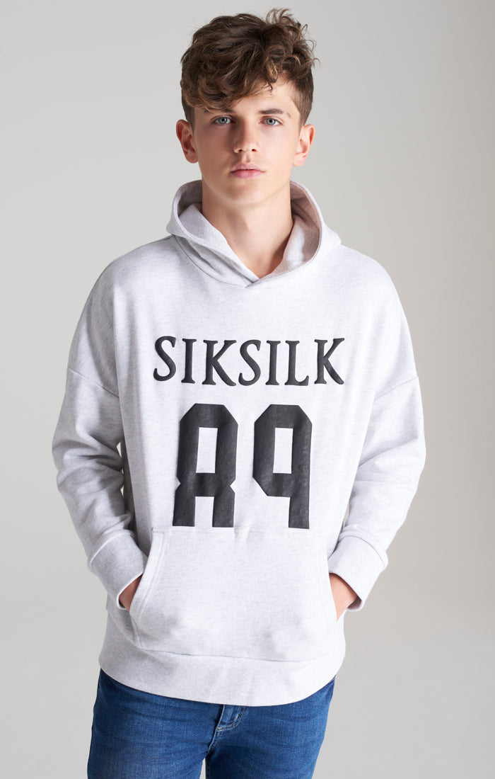 Boys Grey Relaxed Fit Hoodie