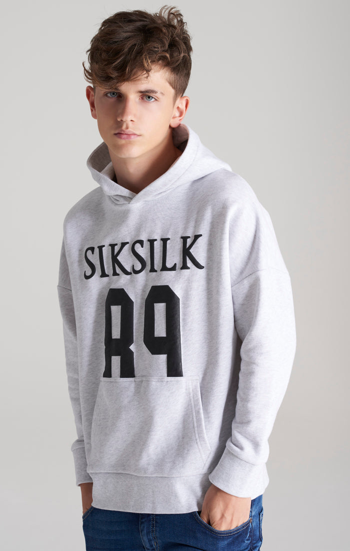 Boys Grey Relaxed Fit Hoodie (1)