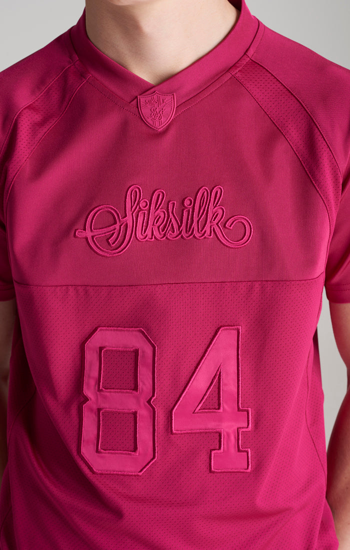 Boys Pink Retro Sports T-Shirt (1)