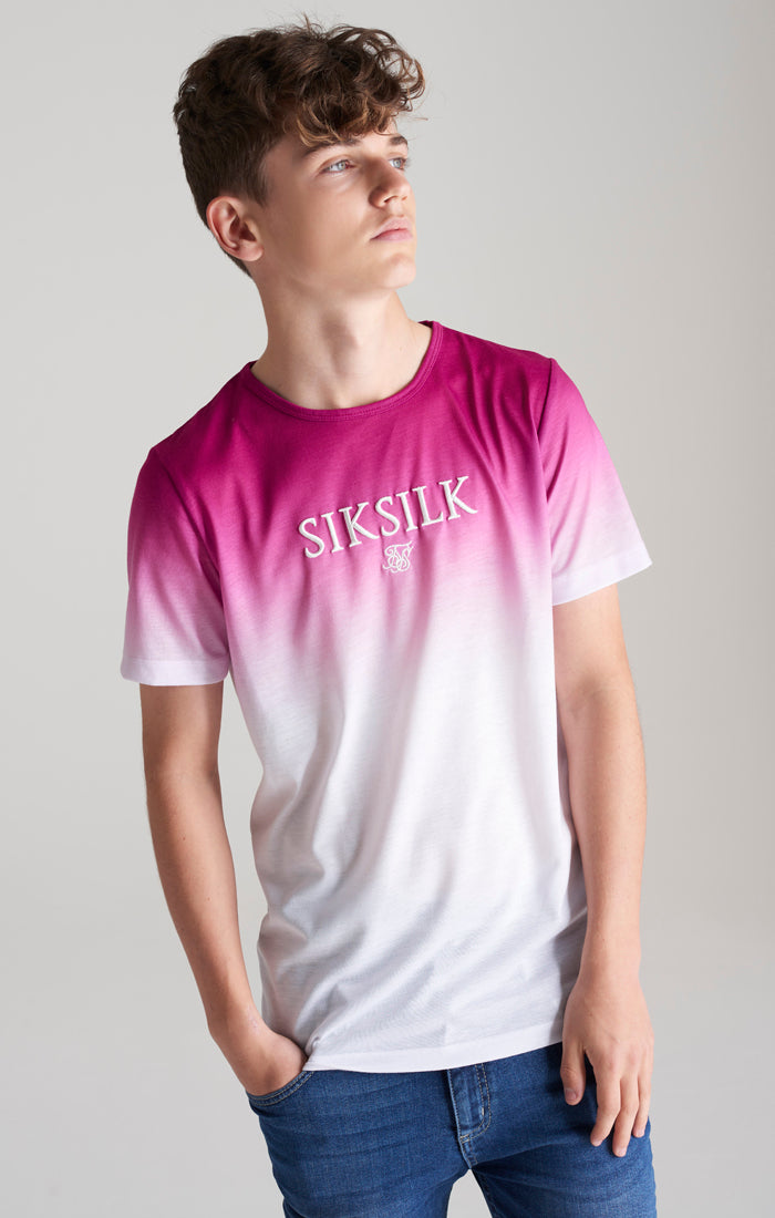 Load image into Gallery viewer, Boys Pink High Fade T-Shirt