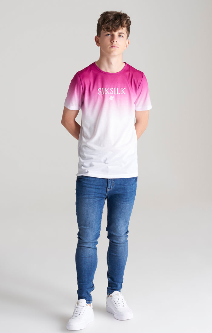Boys Pink High Fade T-Shirt (2)