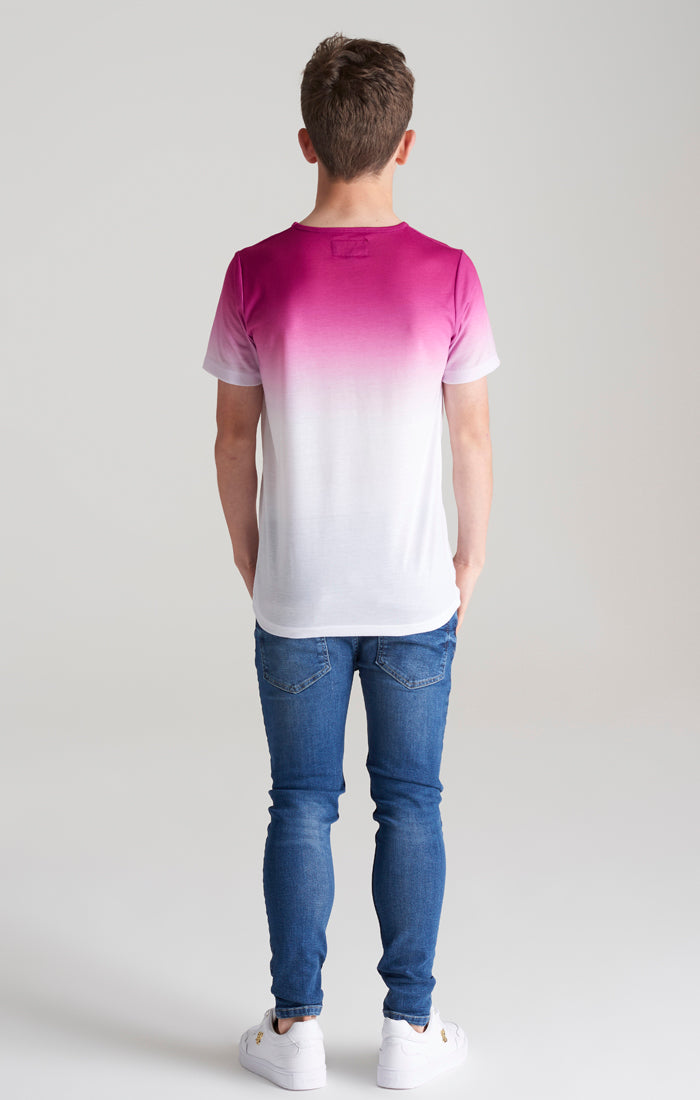 Boys Pink High Fade T-Shirt (4)