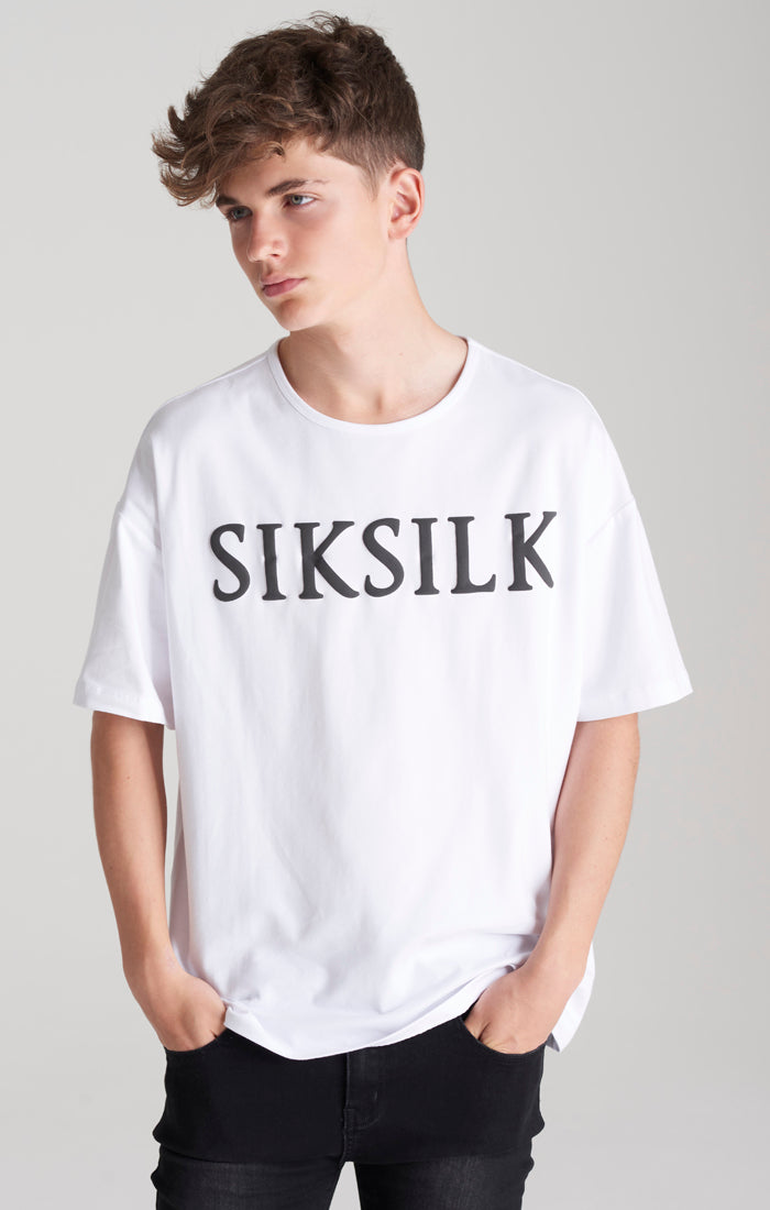 Boys White Oversized T-Shirt