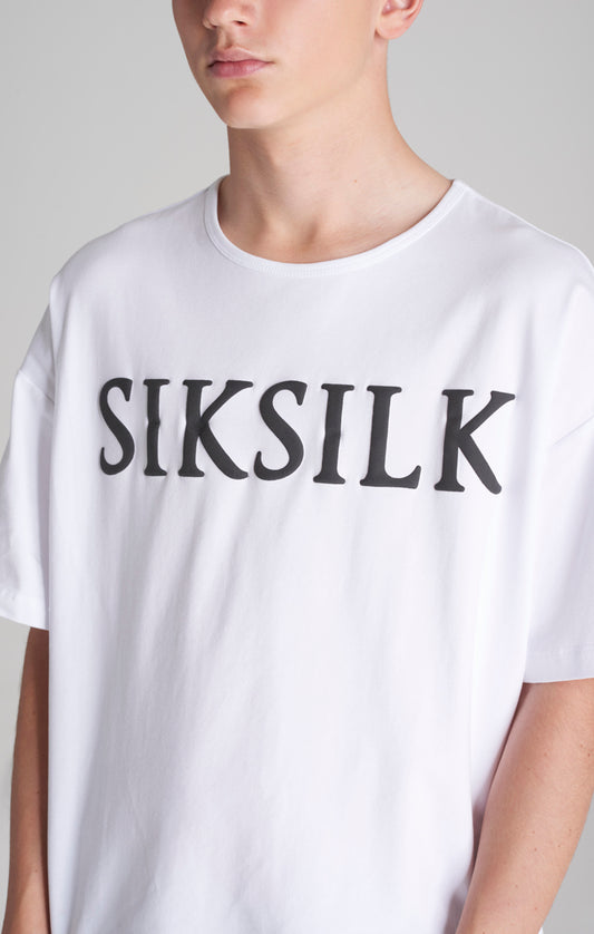 Boys White Oversized T-Shirt
