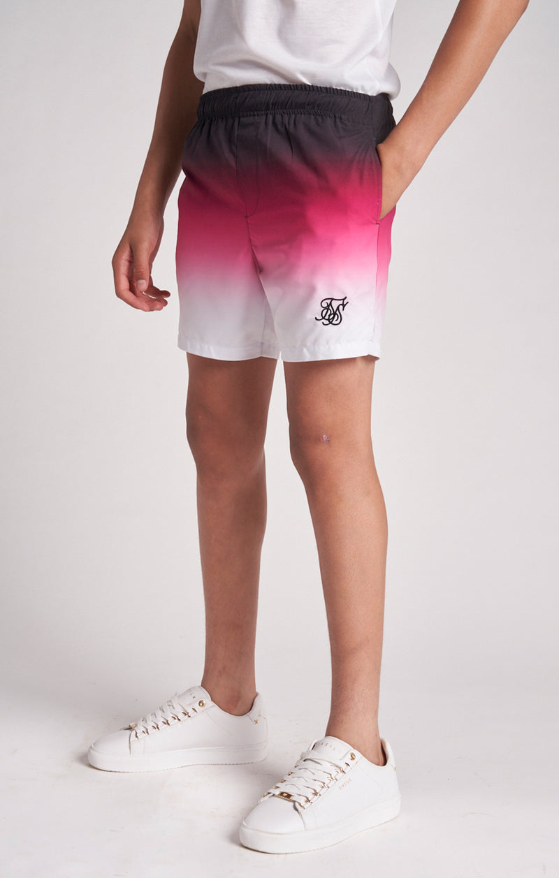 Boys Pink Fade Swim Short (1)