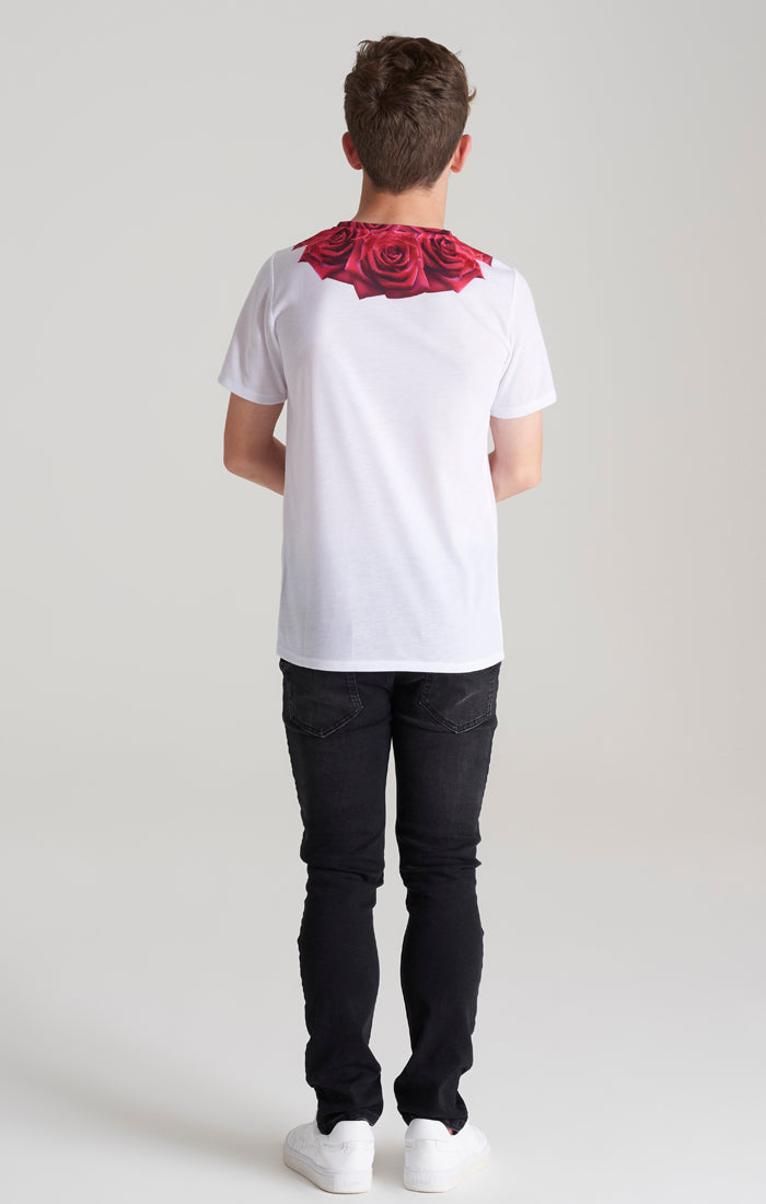 Boys White Rose T-Shirt (4)